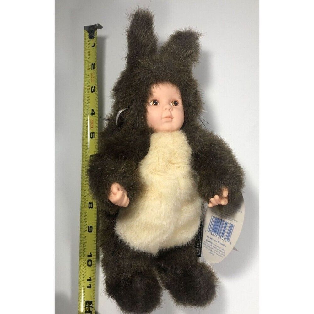 2-Anne Geddes Ladybug & Baby Squirrel Plush Stuffed Dolls 8-9" 1998 1-NWT - Picture 6 of 13